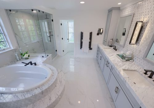 bath from top angle at entry